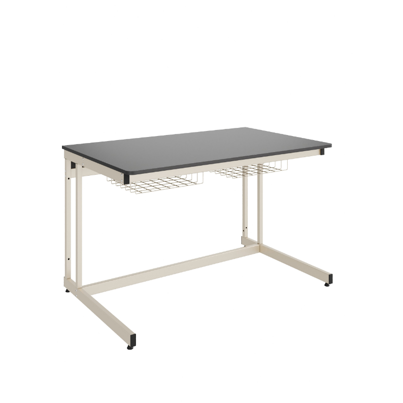 Стіл лабораторний двомісний Pro з покриттям HPL (7909) МЕБЛІ ТЕХНОСТИЛЬ